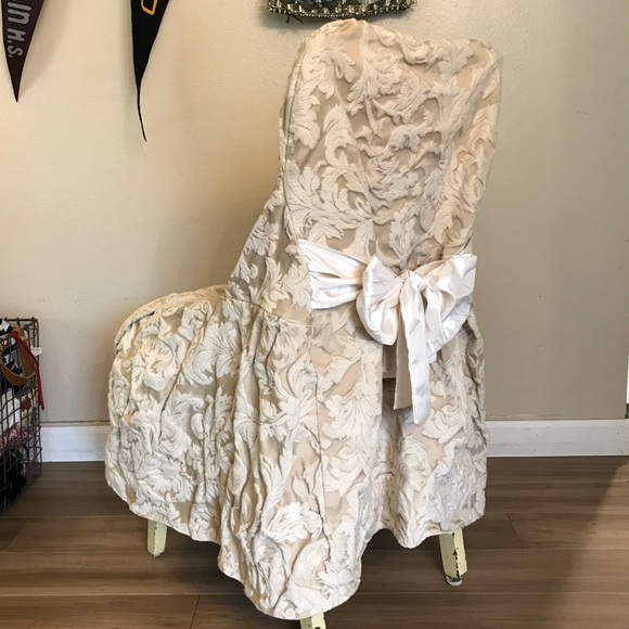 Pottery Barn Vanity Chair Slipcover - Picture 1 of 4
